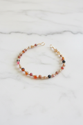 Golden Rainbow Agate Bracelet