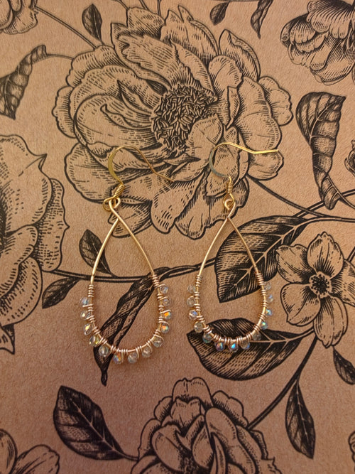 Crystal Teardrop Earrings