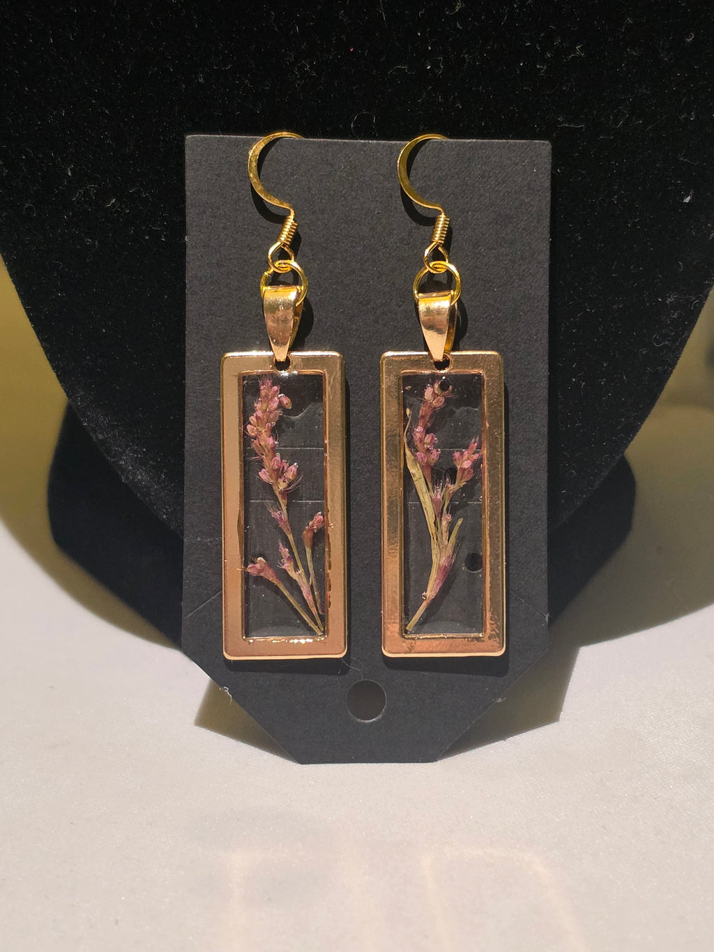 Pressed Flower Earrings