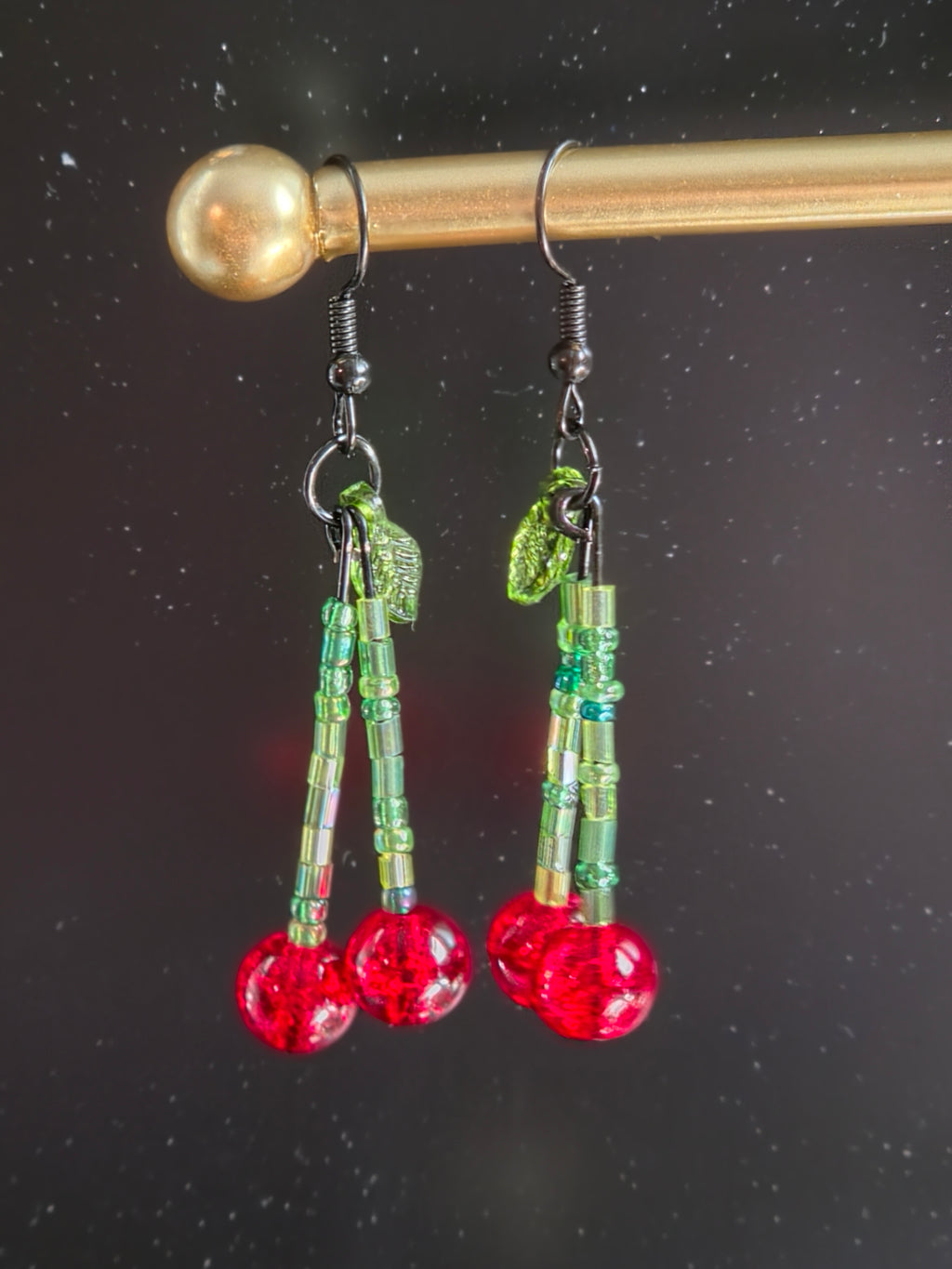 Black Cherry Earrings