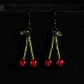 Black Cherry Earrings