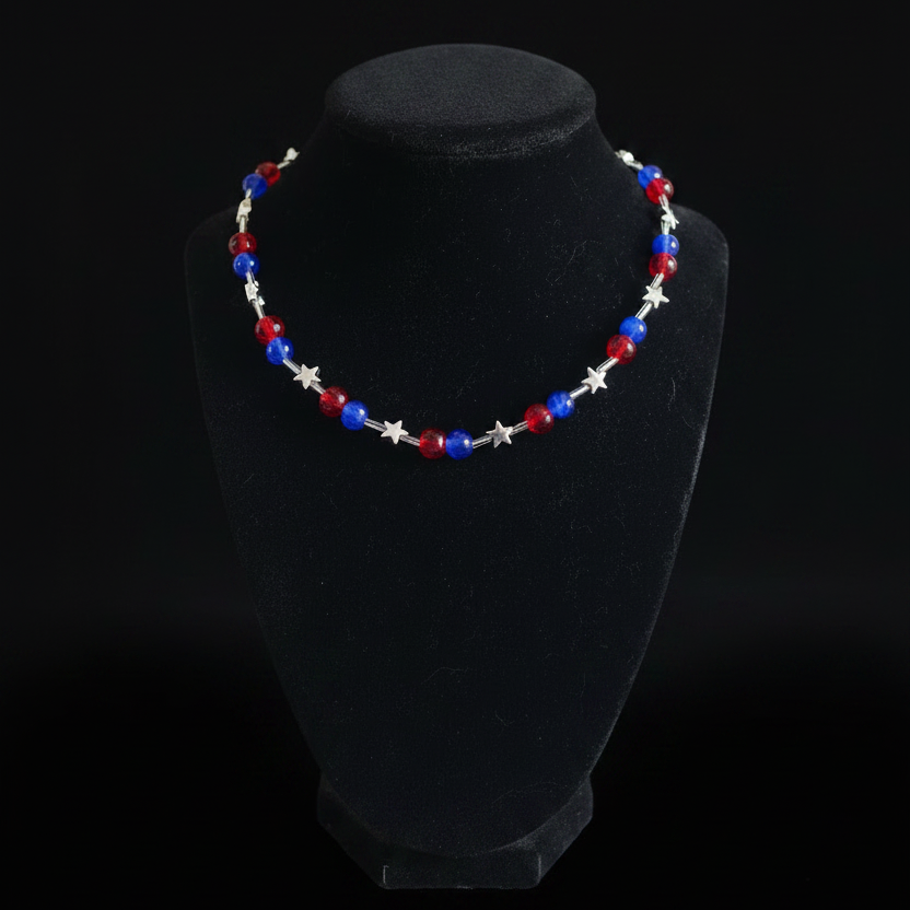 4th of July Necklace